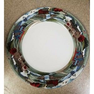 Epoch Exclusives Dinner Plate Pioneer Bay #E203 Pattern